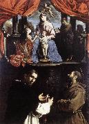 PAOLINI, Pietro The Mystic Marriage of St Catherine of Alexandria af painting